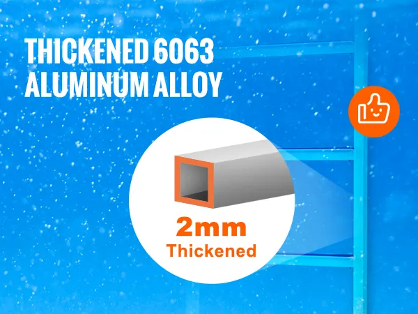 thickened 6063 aluminum alloy 2mm for VEVOR dock ladder; corrosion-proof, portable, deform-proof.