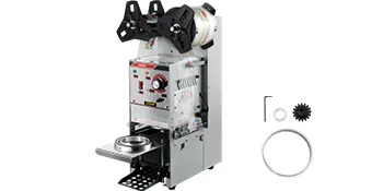 VEVOR cup sealing machine with precision control and additional accessories.
