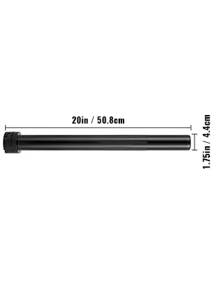 VEVOR inner tie rod tool kit, 20in/50.8cm length, 1.75in/4.4cm width.