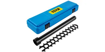 VEVOR inner tie rod tool kit with blue case and multiple attachments.