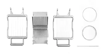 Cortador de queso VEVOR con múltiples cuchillas de alambre, alambres de repuesto y componentes para cortar.