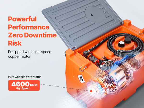 VEVOR 12V DEF Transfer Pump Kit, 7 GPM, Diaphragm Irrigation Self