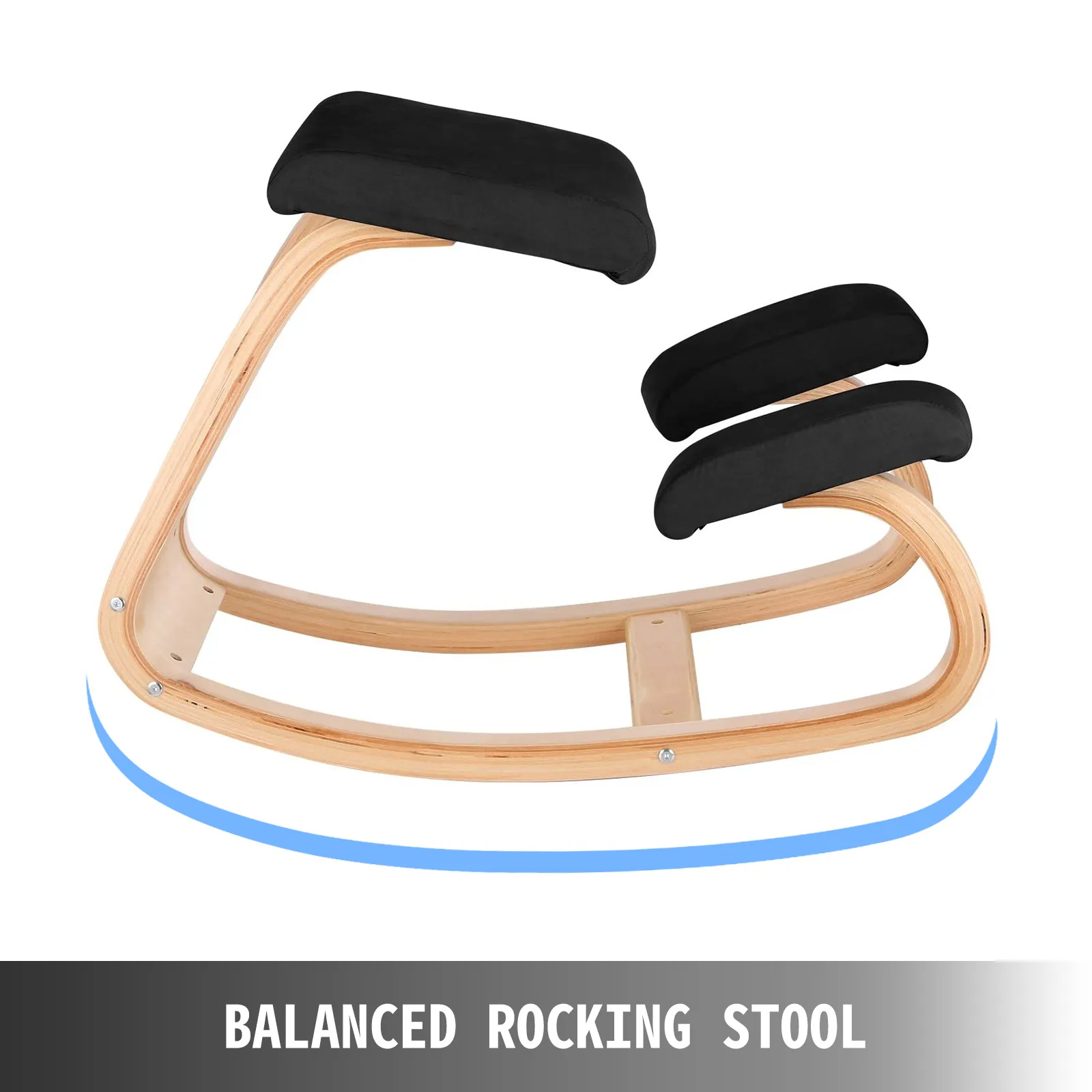 VEVOR ergonomic kneeling chair with balanced rocking stool design.