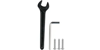 Llave negra y llave Allen con tornillos para máquina de corte de cuero VEVOR.