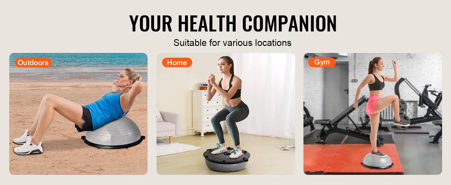 VEVOR balance ball trainer for workouts outdoors, at home, and in the gym.