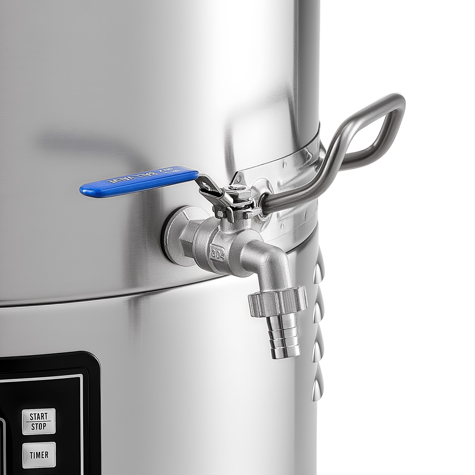 VEVOR Beer Brewing Equipment, 16 Gal/60L Beer Maker with Anti-Burn