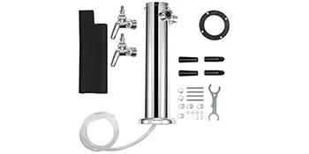 Kit de torre de cerveza VEVOR con grifos, mangueras, juntas y llave.