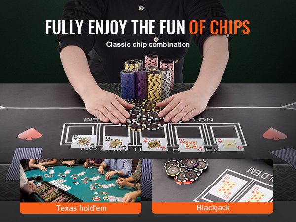 Jetons De Poker Rectangulaires Anti-contrefaçon - Set De 10 Pièces En ABS Casino - 2