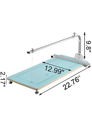 VEVOR foam cutter machine with measurements 30.71"x12.99"x8.6".