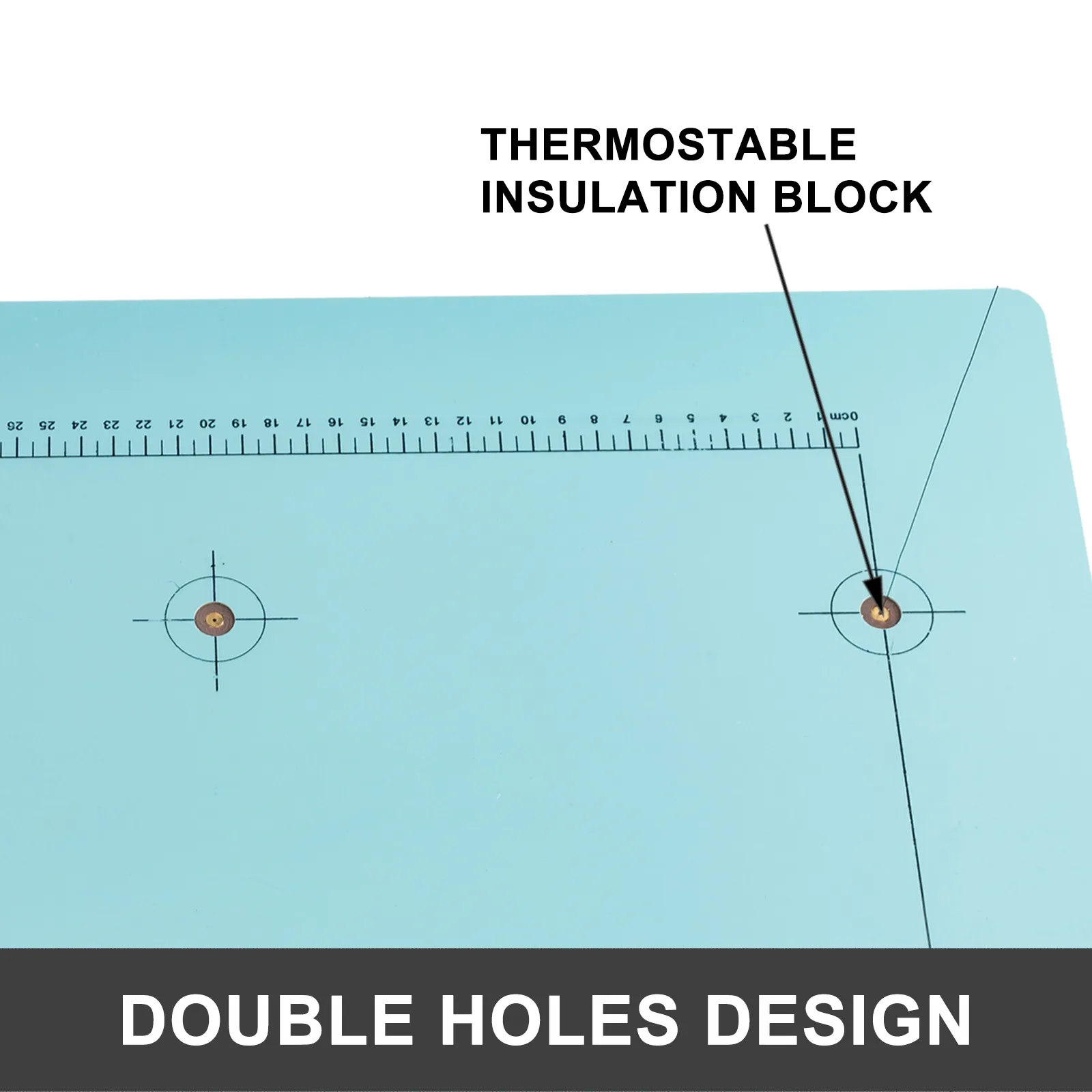 VEVOR foam cutter machine with thermostable insulation block and double holes design.