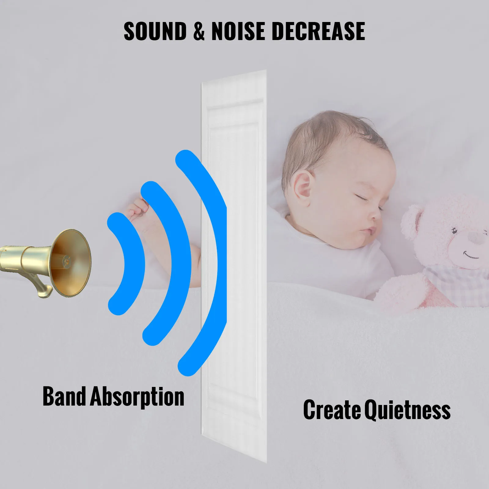 Las placas de espuma para techo VEVOR reducen el sonido y el ruido, ideales para crear espacios silenciosos.