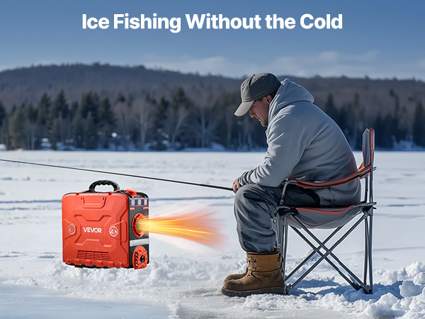 Gas Heater Portable Heater For Ice Fishing VEVOR Diesel Heater