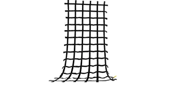 Red de carga de escalada VEVOR de color negro con patrón de cuadrícula sobre un fondo blanco.