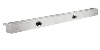 VEVOR zwembadfontein van roestvrij staal met dubbele wateruitlaat.