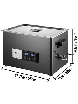 超音波洗浄機　DIGITAL ULTRASONIC CLEANER Vevor Touch Ultrasonic Cleaner Ultrasonic Cleaning Machine 27l