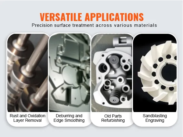 VEVOR Sandstrahlkabine - Entrosten, Entgraten, Altteileaufarbeitung, Sandstrahlgravur.