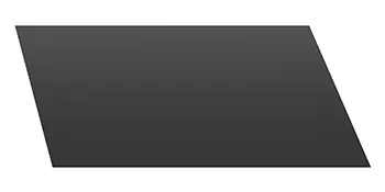 black VEVOR dance floor tile in a rectangular shape.