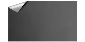 black VEVOR dance floor roll with a corner slightly peeled back.