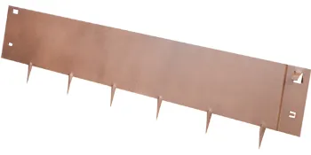 VEVOR steel lawn edging with rust-resistant finish and ground spikes for easy installation.