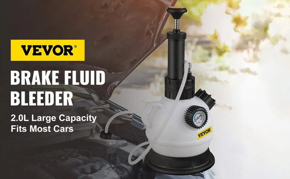 VEVOR brake fluid bleeder 2.0l large capacity fits most cars