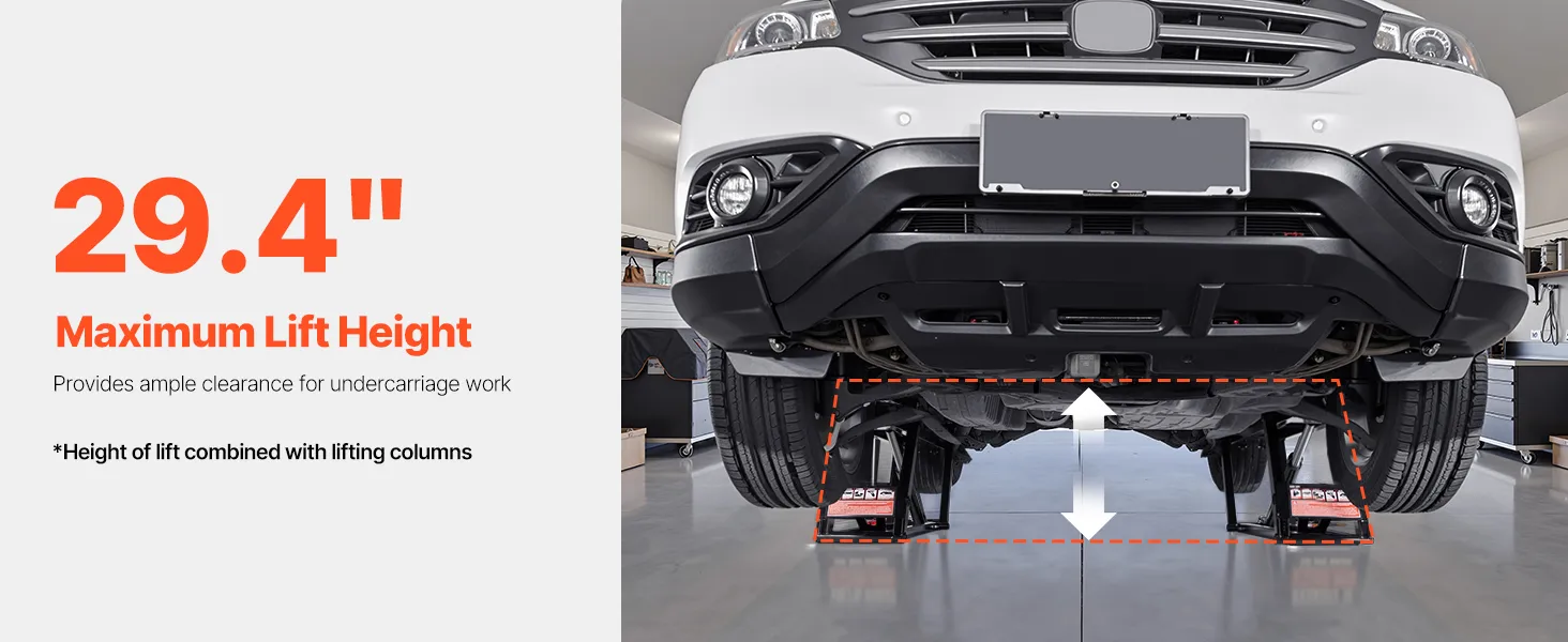 7000 lbs Car Lift Adjustable Car Lifts with Remote Control for Home