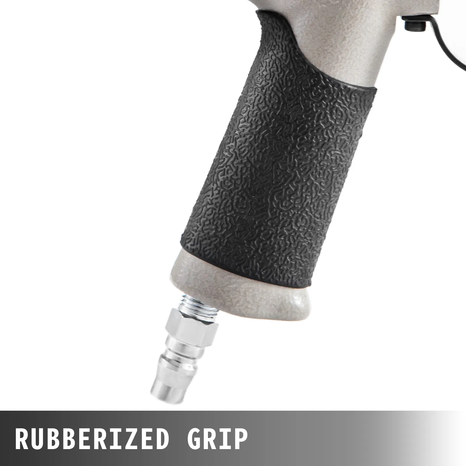 VEVOR hog ring stapler with black rubberized grip.
