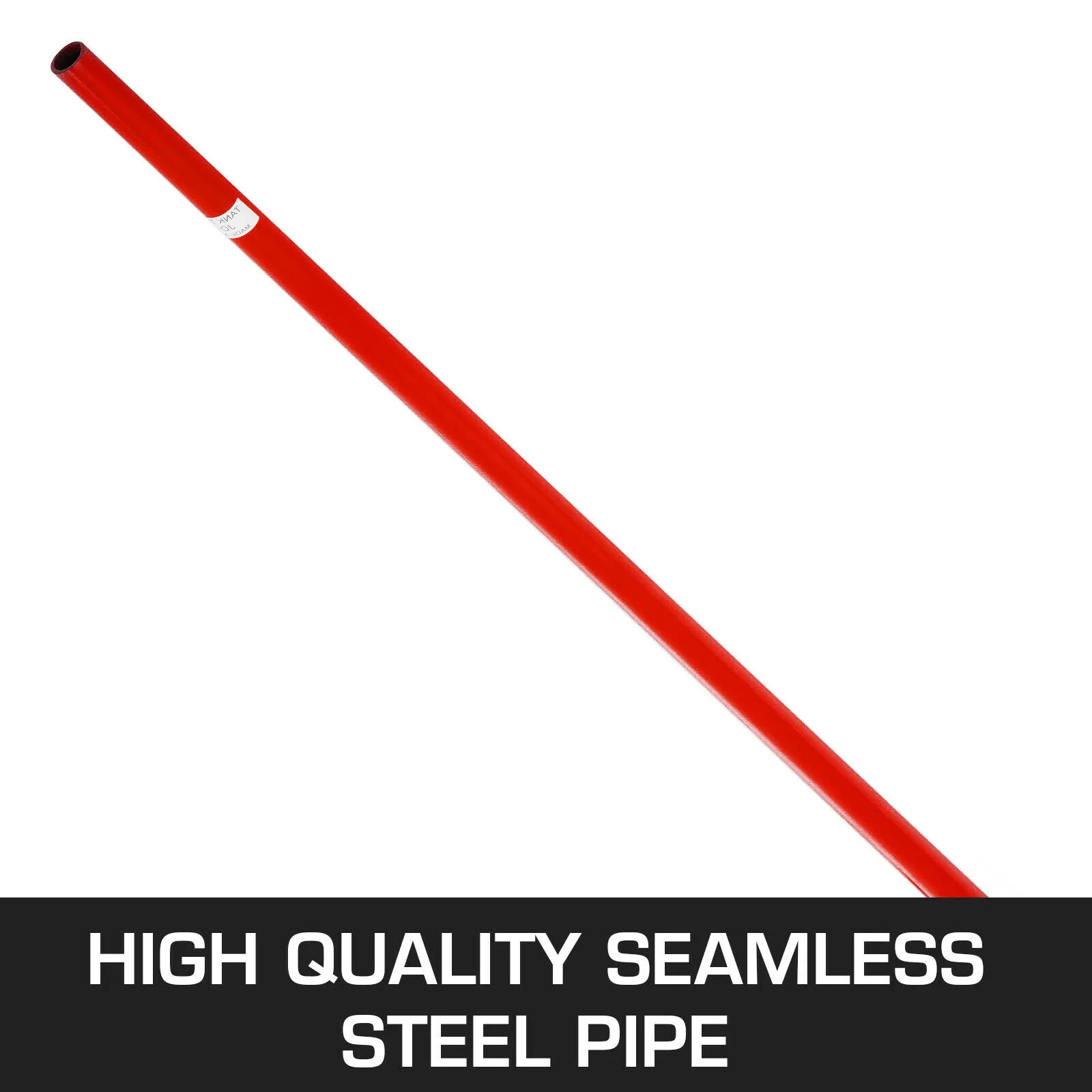 red VEVOR prylever bar with seamless steel pipe.