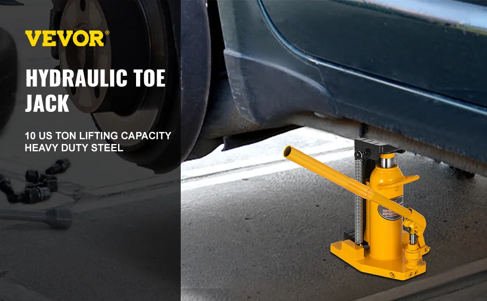 VEVOR Wagenheber zum Anheben unter das Auto, 10 US-Tonnen Hubkapazität, Hochleistungsstahl.