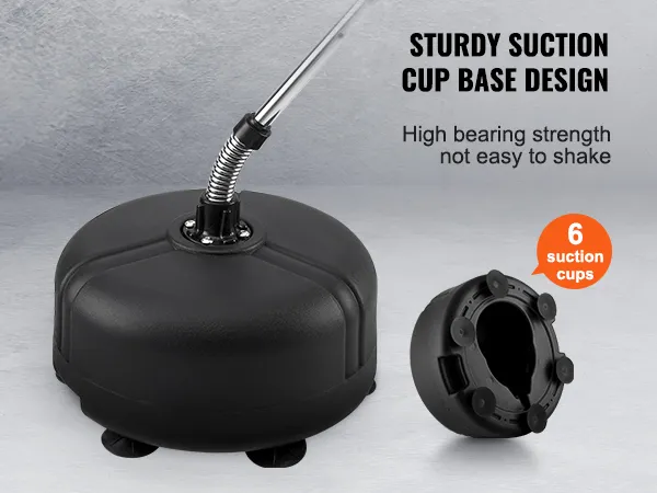 VEVOR punching bag base with sturdy suction cups for high bearing strength and stability.