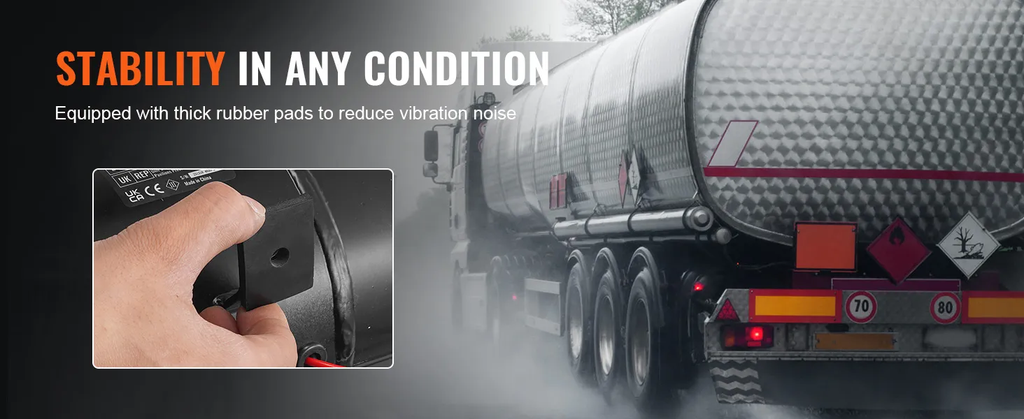 VEVOR Train Horns Kit, 4 Trumpet Air Horn Kit, 150dB Train Horns for Pickup Trucks, 12V 160 psi Air Compressor 2.6 Gal/10 L Tank with Gauge for Any 12V Vehicle Car Truck Train Van Boat