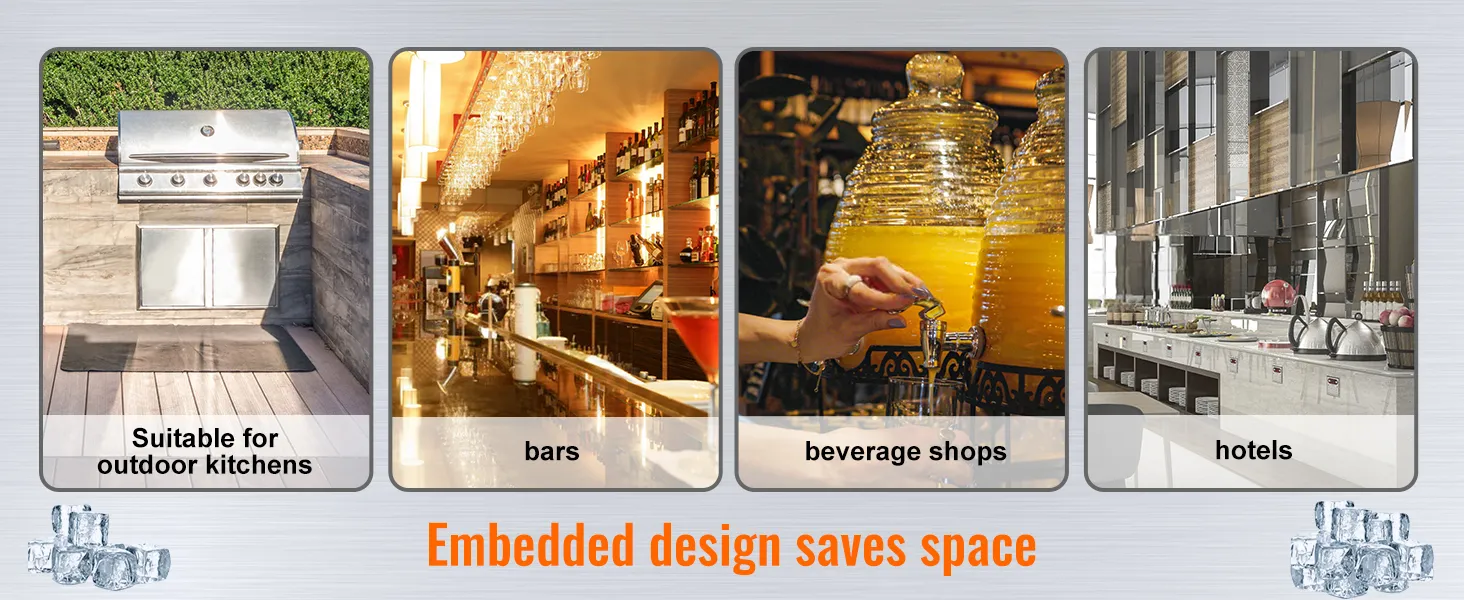 grill, bar, saftspender und hotelküche mit eingebautem design und platzersparnis von VEVOR.