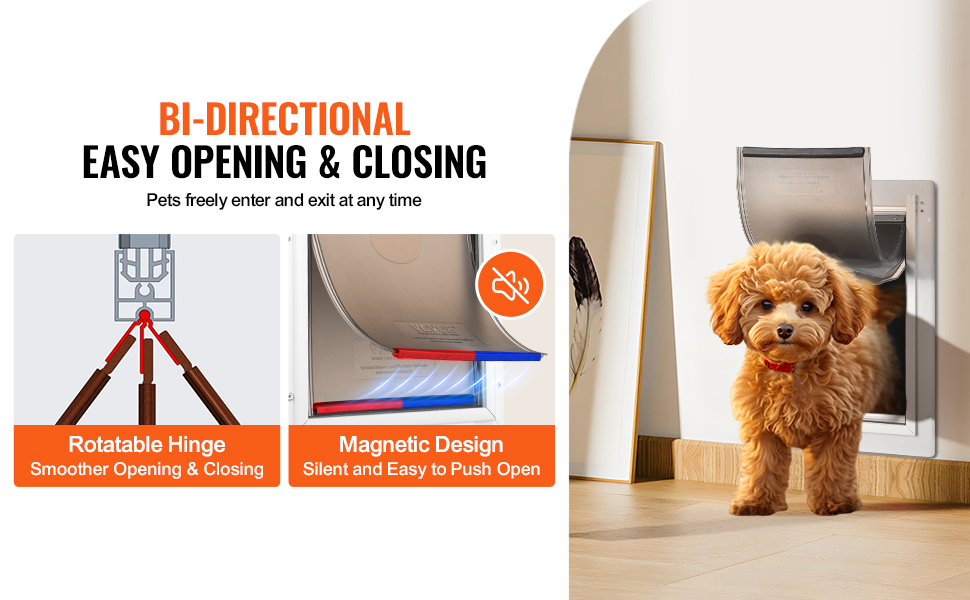 VEVOR Pet Door, 14.25