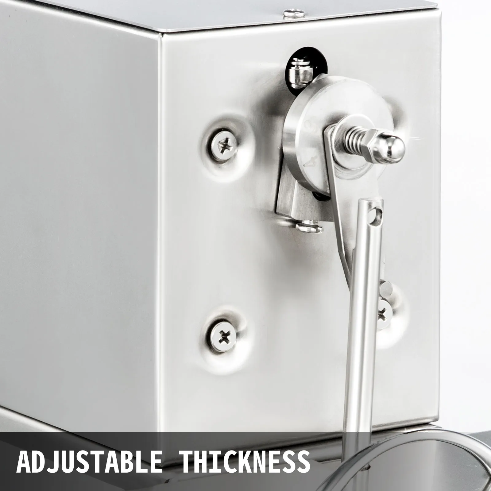 VEVOR donut making machine with an adjustable thickness feature.