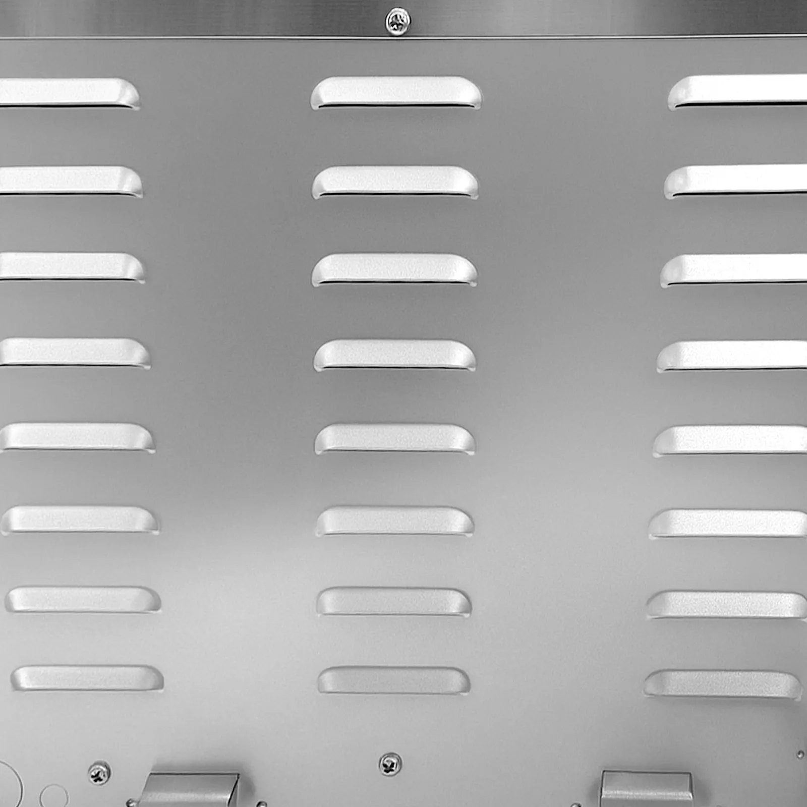 Horno de convección comercial VEVOR con perilla de control de temperatura, temporizador y protección contra sobretemperatura.