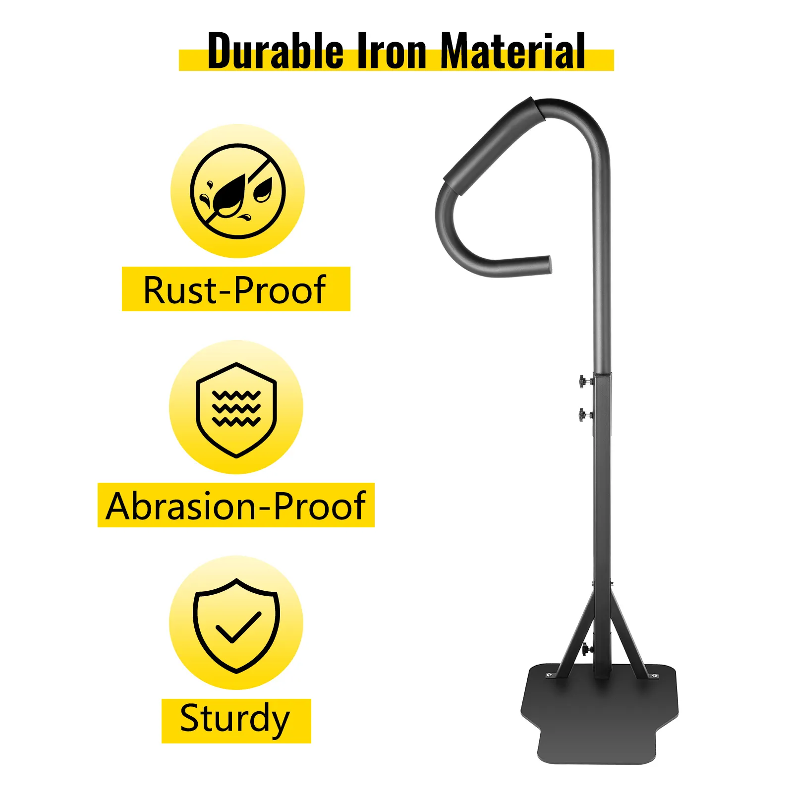 VEVOR hot tub handrail made of durable iron, rust-proof, abrasion-proof, and sturdy.