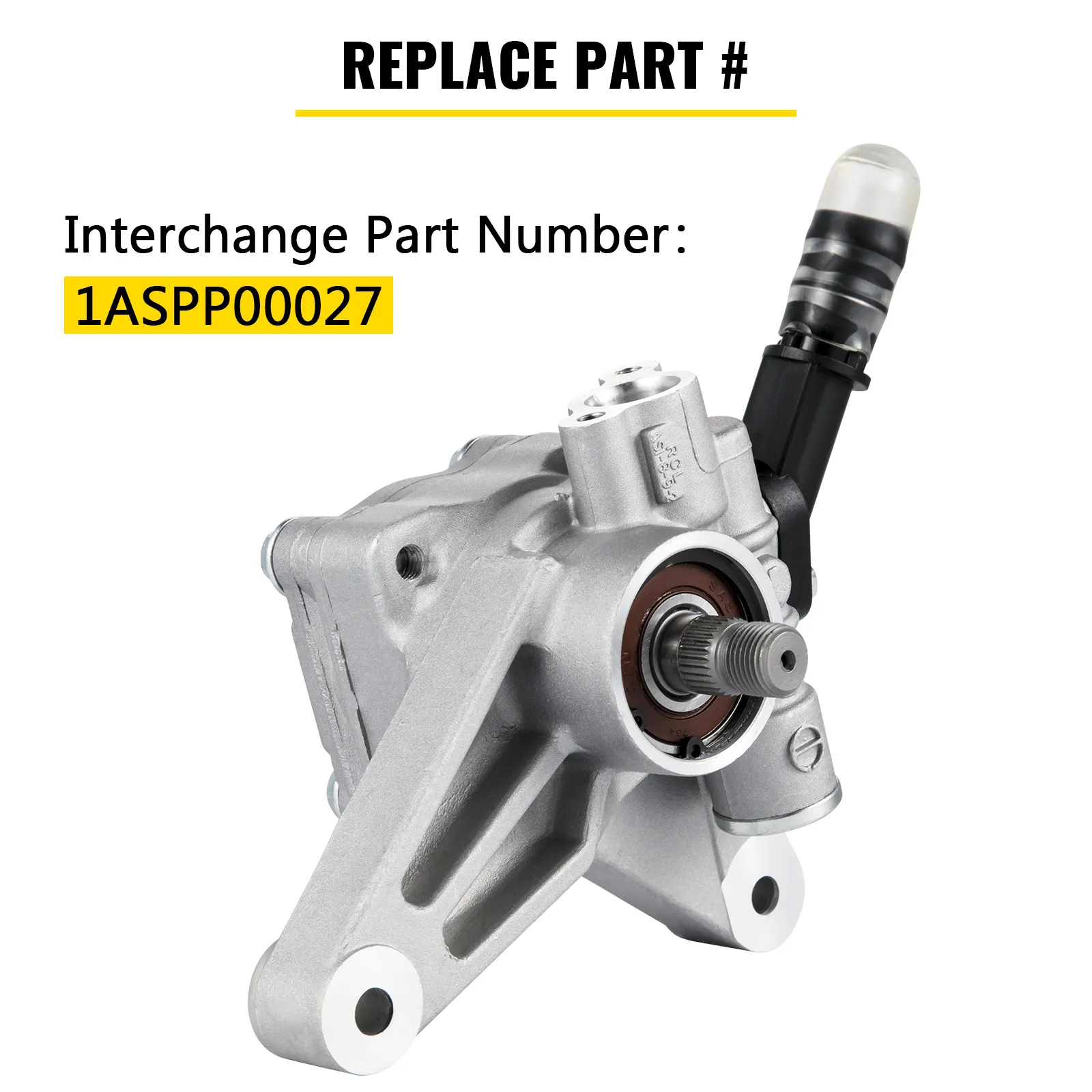 VEVOR power steering pump with part number 1aspp00027 for easy replacement.