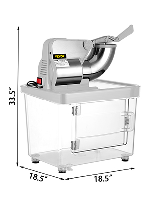 ハイガー産業 Ice Slicer ホワイト ハイガー 電動かき氷機 業務用 アイススライサー 替刃ベルト付