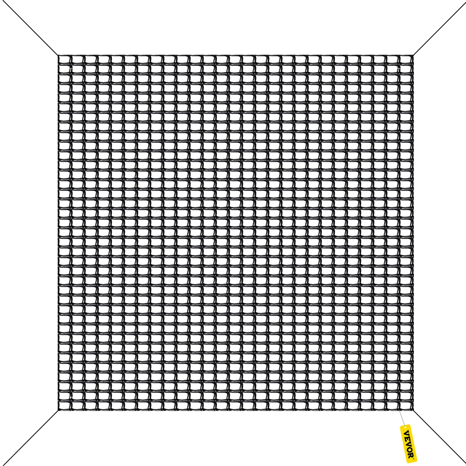 VEVOR climbing cargo net with a square grid pattern.