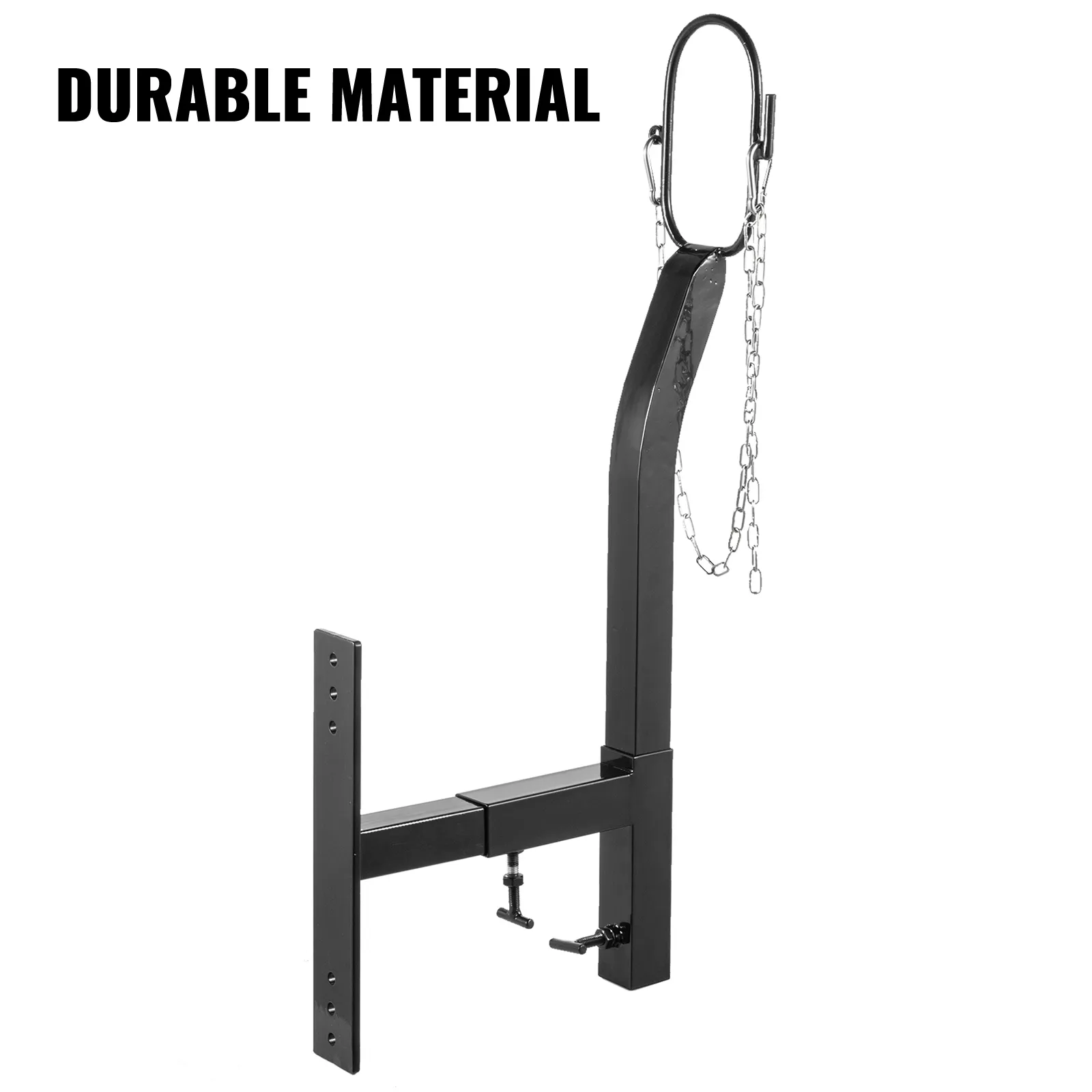 Soporte para recortar ganado VEVOR fabricado con material duradero con marco ajustable.
