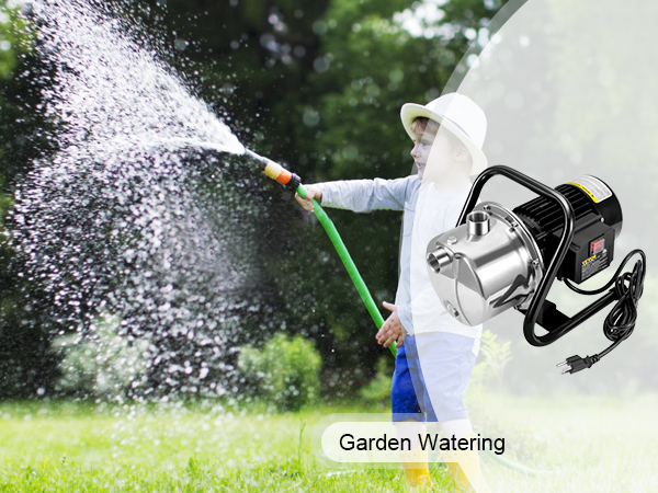 VEVOR Shallow Well Pump Portable Garden Water Jet Pump 1.1HP