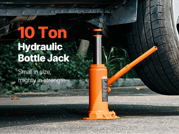 VEVOR Hydraulic Bottle Jack 10 Ton – 9.3-18.5 Inch Lift