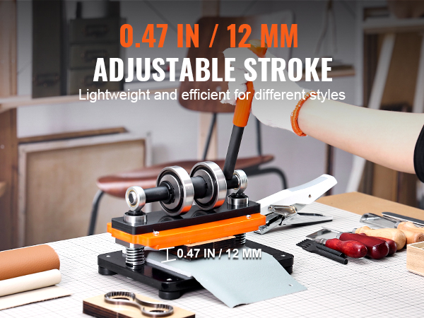 Manuelle Stanzmaschine – 21,5 Cm Schneidöffnung Für Leder, Papier & PVC – DIY Werkzeug Zum Präzisionsschneiden