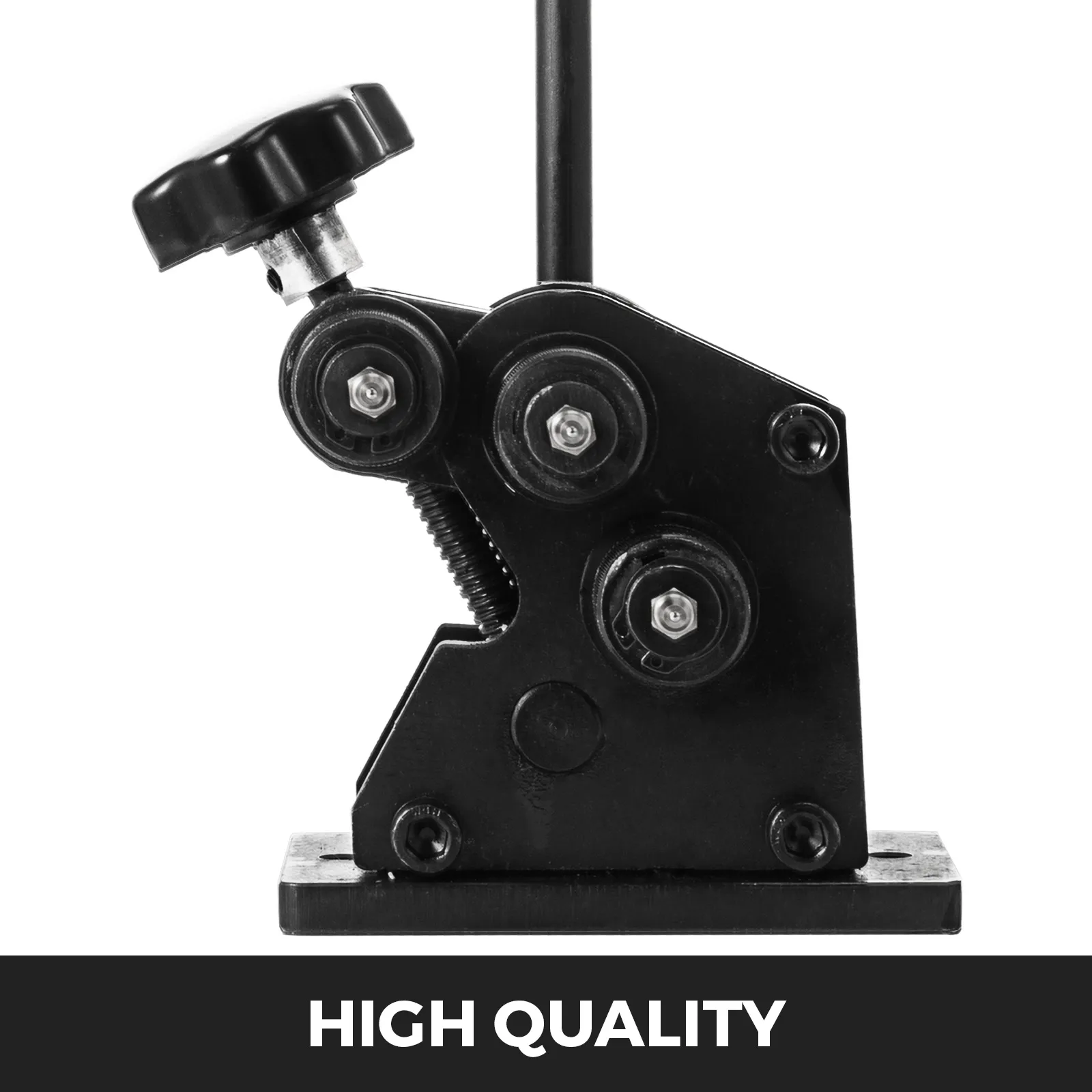 high-quality VEVOR ring roller with durable black frame and adjustable knob.