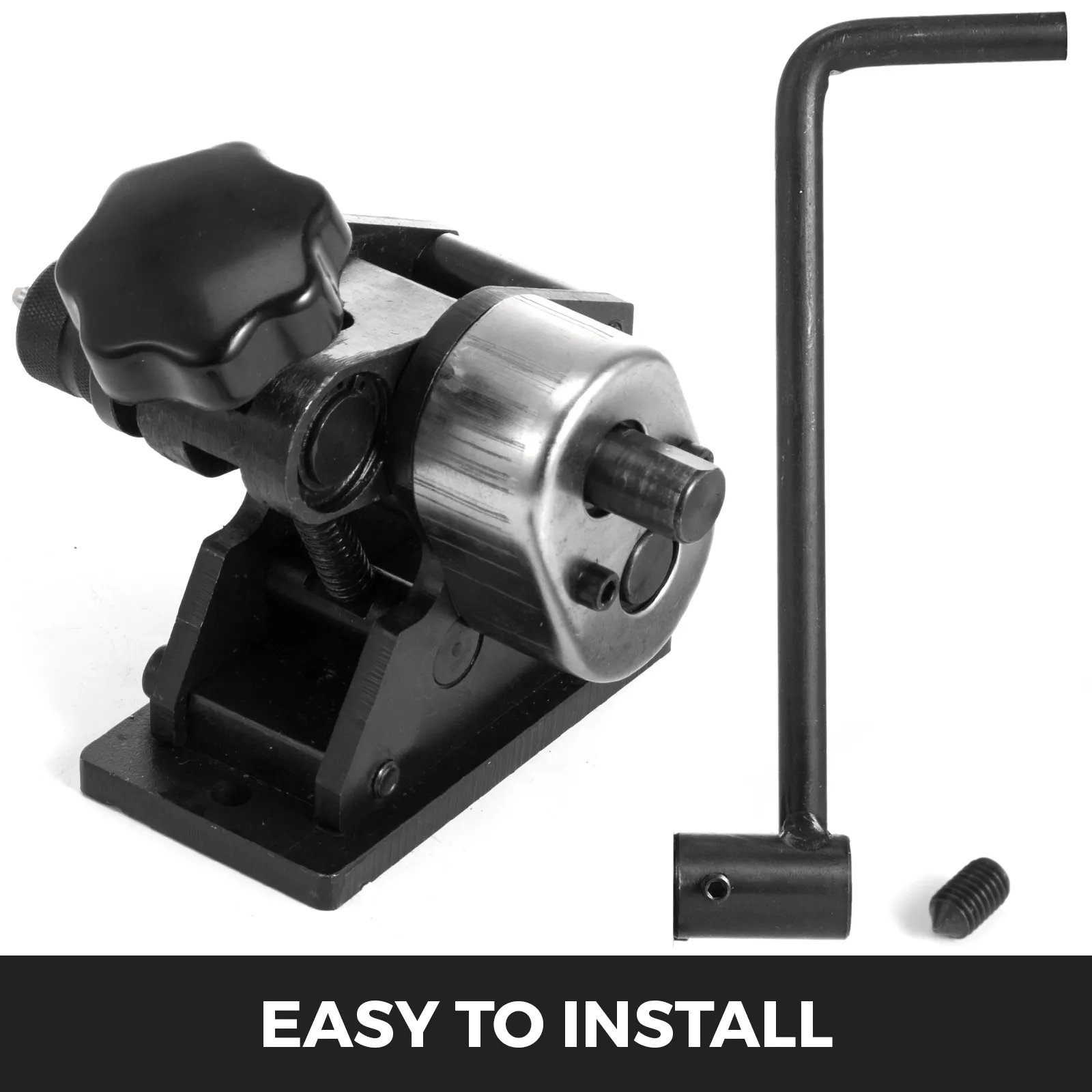 VEVOR ring roller with an l-shaped tool and screw, easy to install.