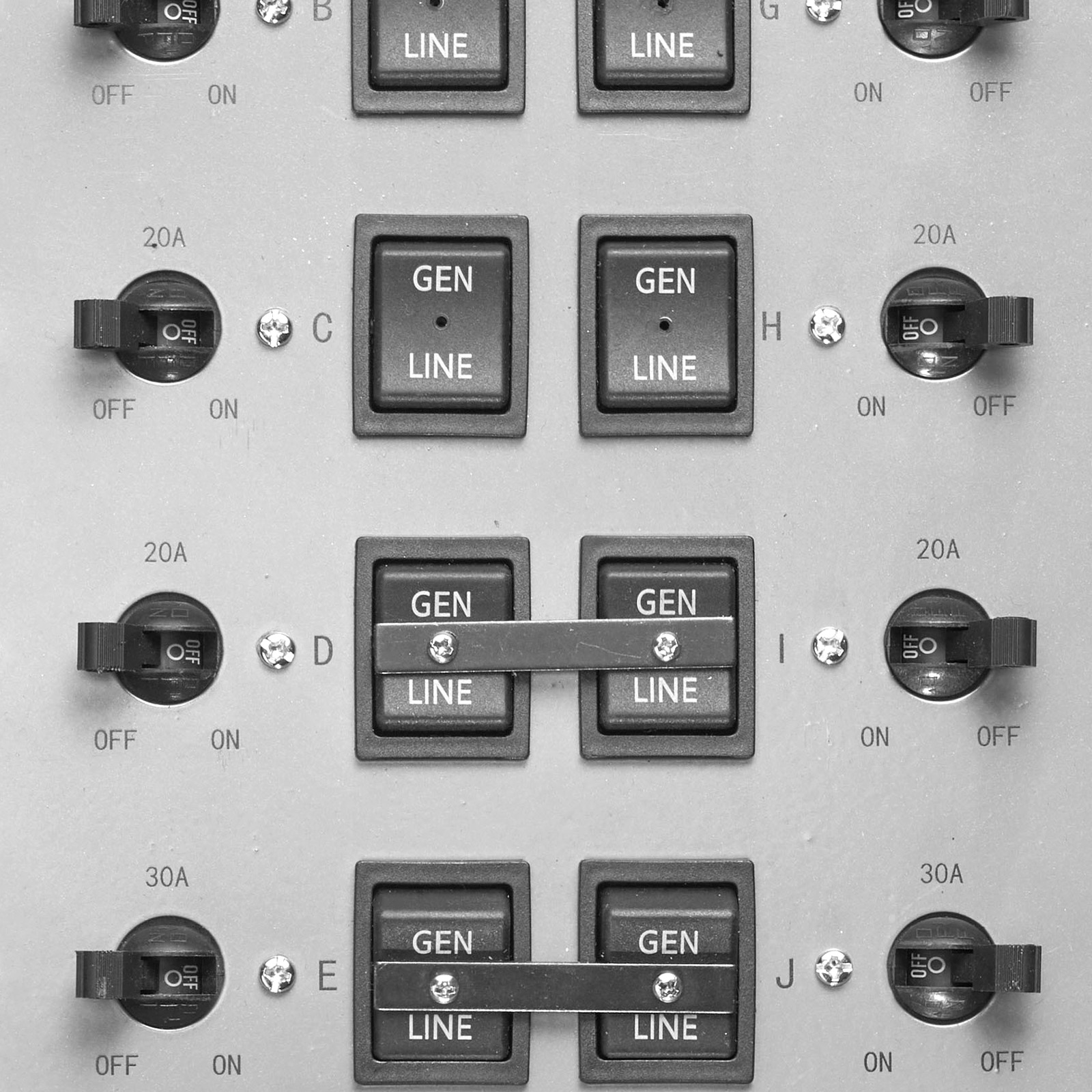 VEVOR 50A Manual Transfer Switch Kit for Generators