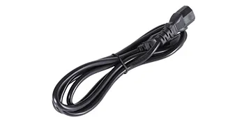 schwarzes Netzkabel für die elektrische Rillmaschine von VEVOR, aufgerollt und mit einem Kabelbinder gesichert.