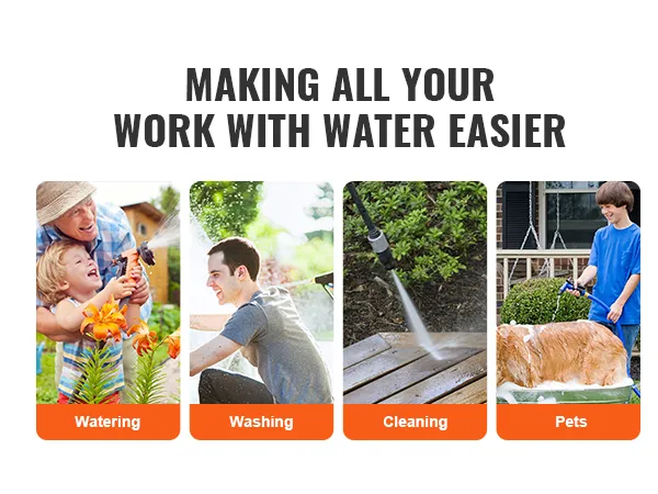 making all your work with water easier: watering, washing, cleaning, and pets with VEVOR hose reel cart.