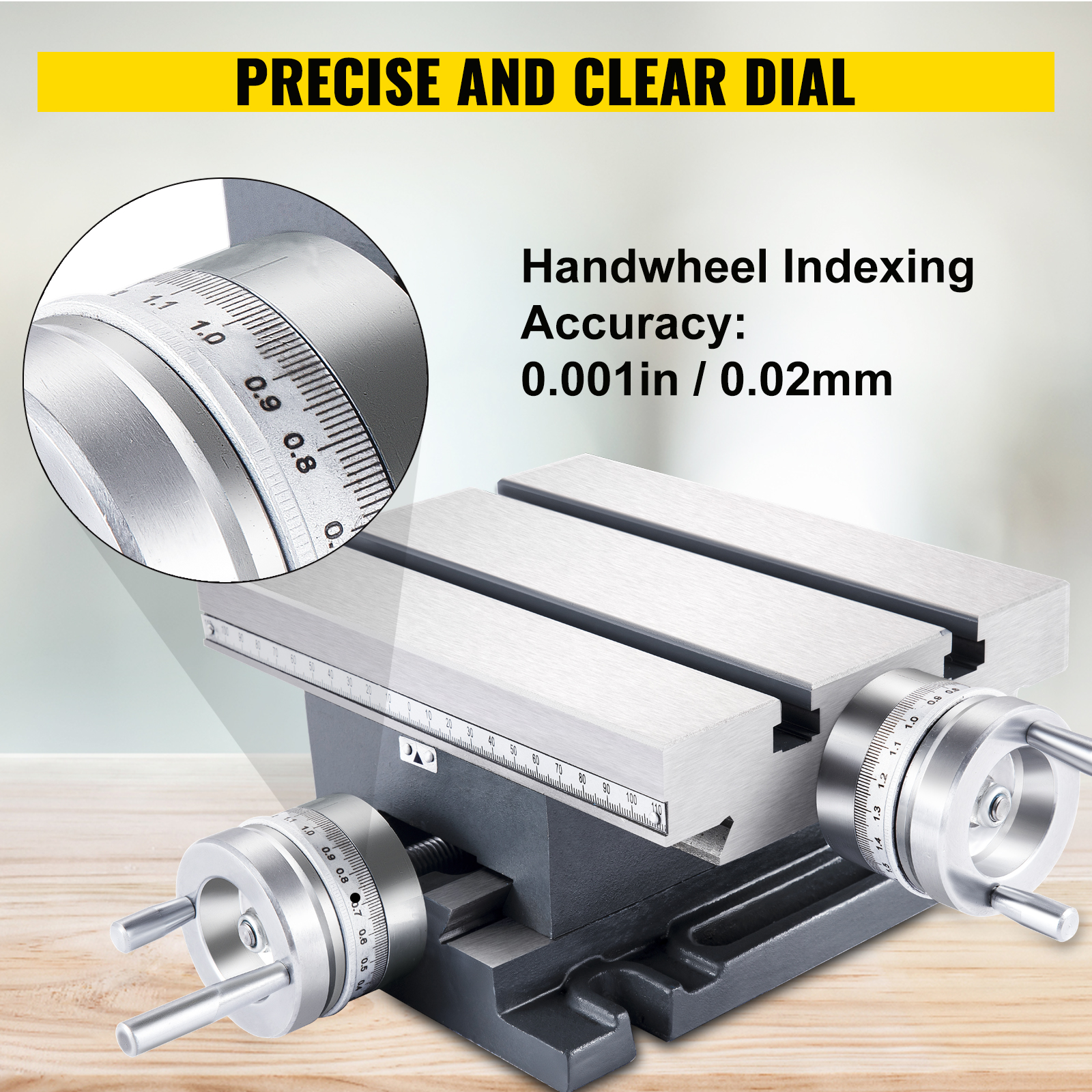10-3 milli ミリ LA table VEVOR Compound Slide Milling Table, 4-7/10