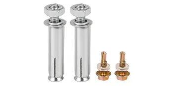 metal bolts and screws set for VEVOR heavy duty shelf brackets.