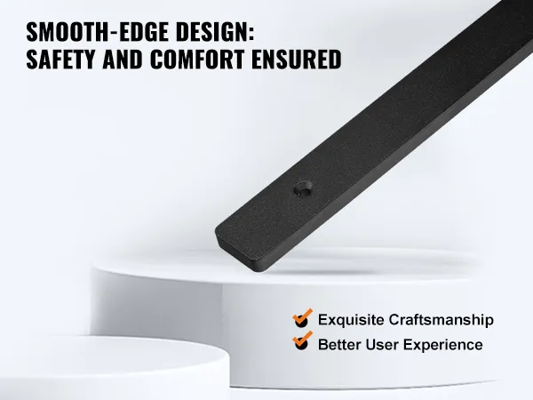 VEVOR shelf brackets with smooth-edge design for safety, exquisite craftsmanship, and better user experience.